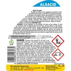 ALGACID Détergent anti-algues pour l’extérieur  500 ML