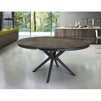 Table ronde 120cm  Orchidée