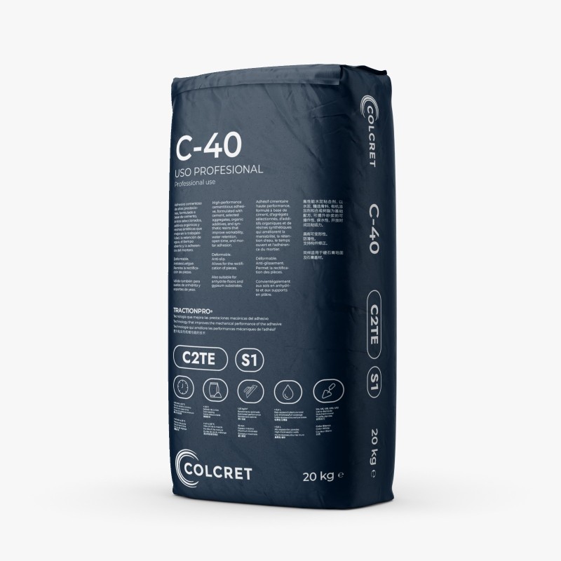 Colcret C40 Gel Blanche 20 kg C2TE S1